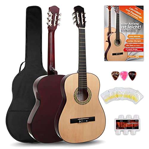 7-8-Gitarre Classic Cantabile AS-851 7/8 Konzertgitarre Starter Set