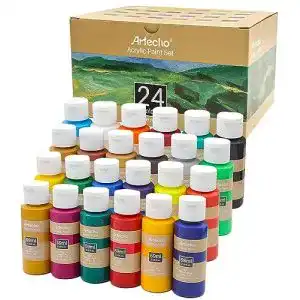 Acrylfarben artecho set 24x59 ml acrylic paint set wasserfest