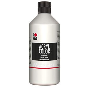 Acrylfarben Marabu 12010075070 Acryl Color weiß 500 ml, cremig - acrylfarben marabu 12010075070 acryl color weiss 500 ml cremig