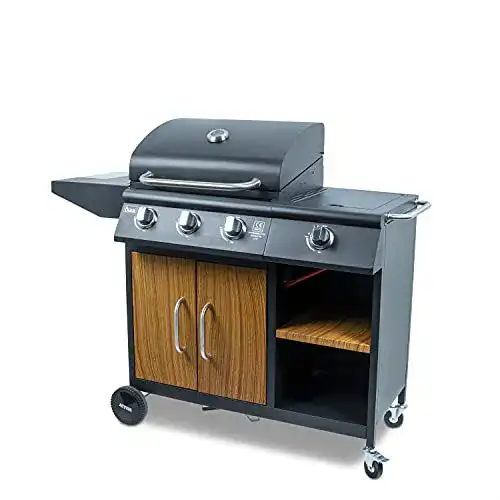 Activa Gasgrill Rodos mit 3 Brennern und Seitenbrenner