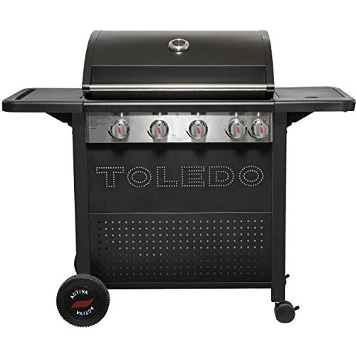 Activa-Gasgrill ACTIVA Gasgrillwagen Toledo 500 Gasgrill, schwarz