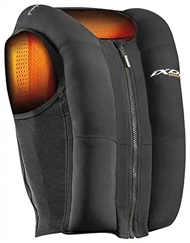 Airbag-Weste Ixon, Motorrad-Airbagweste schwarz-orange