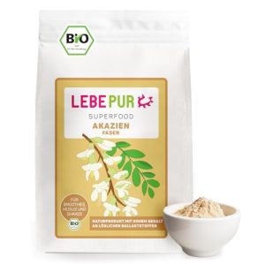 Akazienfaser Lebepur BIO vegan 500g, 90% Ballaststoffe - akazienfaser lebepur bio vegan 500g 90 ballaststoffe