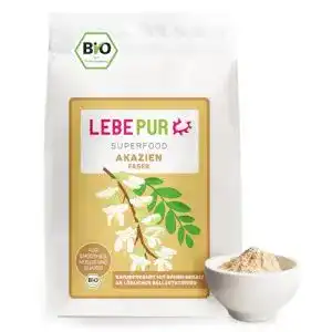 Akazienfaser lebepur bio vegan 500g 90 ballaststoffe
