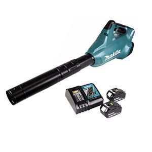 Akku-Laubbläser Makita Akku-Gebläse 2x 18 V DUB362Z + 2x Akku - akku laubblaeser makita akku geblaese 2x 18 v dub362z 2x akku