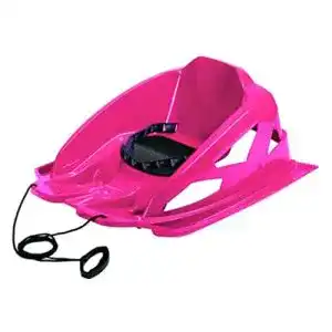 Alpengaudi bob alpengaudi kinder rodel schlitten rosa