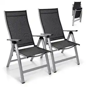 Alu klappsessel homeoutfit24 london gartenstuehle 2er set