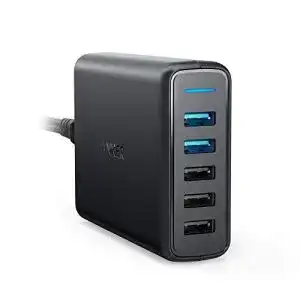 Anker ladegeraet anker powerport speed 5 63w 5 port usb