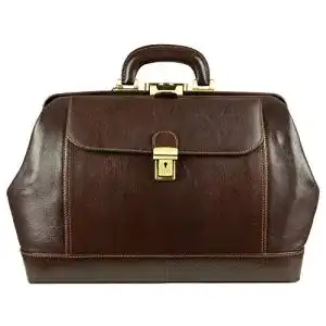 Arzttasche time resistance doktortasche aus leder mit schloss