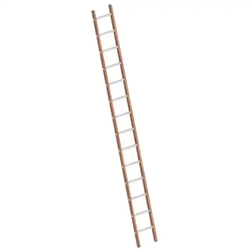 Bibliotheksleiter Layher 1029014 Verbundanlegeleiter mit 14 Sprossen
