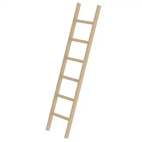 Bibliotheksleiter Munk von Günzburger Steigtechnik 33106 aus Holz