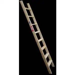 Bibliotheksleiter weise premium hochbettleiter holz 9 stufig