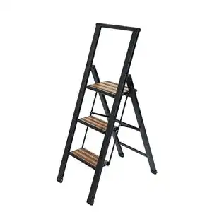 Bibliotheksleiter wenko leichte aluminium trittleiter mit 3 stufen