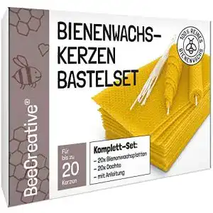 Bienenwachsplatten beecreative bienenwachs kerzen bastelset