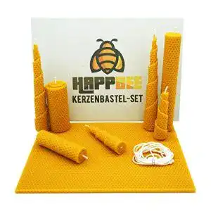 Bienenwachsplatten happbee bienenwachs kerzen bastel set