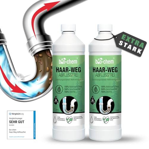 Bio-Abflussreiniger bio-chem Haar-Weg Abflussfrei, Abflussreiniger