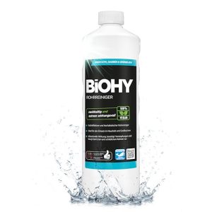 Bio-Abflussreiniger BIOHY Rohrreiniger (1l Flasche) EXTRA STARK