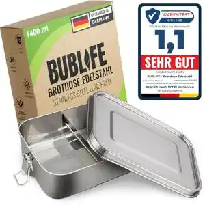 Blechdose bublife 1400ml brotdose lunchbox brotdose kinder