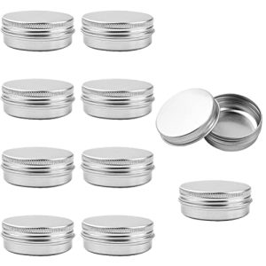 Blechdose nuoshen 10 Stück 30Ml Kleine Metalldose, 5x2cm