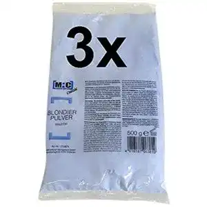 Blondierpulver comair 3er set mc refill staubfreies 500 gramm
