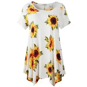 Bluse larace damen tunika lockere passform bequem
