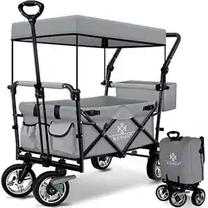 Bollerwagen mit dach kesser bollerwagen faltbar gt9000 1