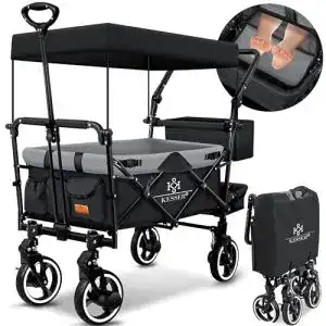Bollerwagen mit dach kesser bollerwagen faltbar gts 9100