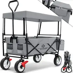 Bollerwagen mit dach kesser bollerwagen faltbar mit dach