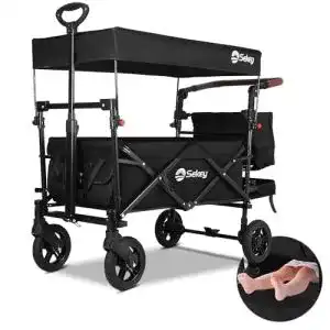 Bollerwagen mit dach sekey bollerwagen faltbar mit dach 2 kinder