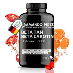 Bräunungskapseln Amando Perez Beta Carotin Depot, 180 VEGANE