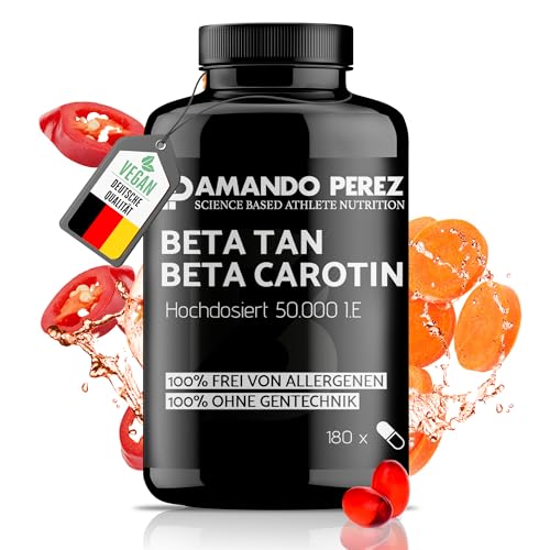 Bräunungskapseln Amando Perez Beta Carotin Depot, 180 VEGANE