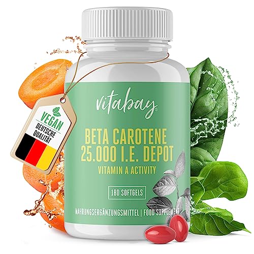 Bräunungskapseln vitabay Beta Carotin Depot, 180 SOFTGELS