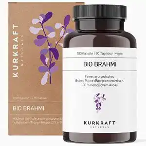 Brahmi kurkraft bio 180 kapseln 500mg je kapsel eto getestet