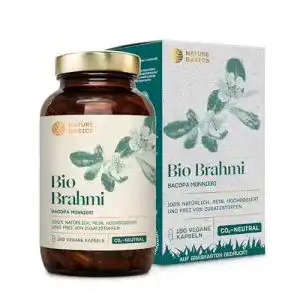 Brahmi nature basics bio 180 kapseln hochdosiert 1000 mg