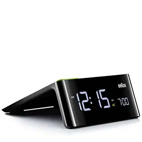 Braun Digitaler Wecker mit Touchpad und LC-Display