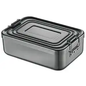 Brotdose metall kuechenprofi lunchbox aus aluminium
