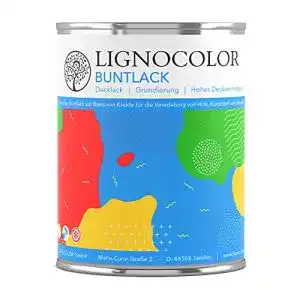 Buntlack lignocolor hochdeckender lack fuer kinderspielzeug
