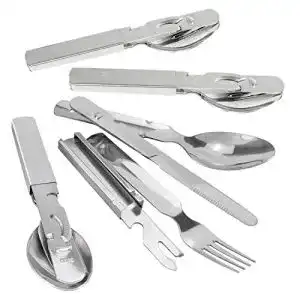 Campingbesteck black snake essbesteck 2er 4er oder 6er set