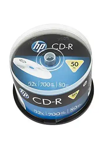 CD-R Hewlett-Packard CRE00017 Rohling 700 MB 50 Stück Spindel