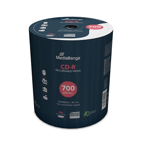 CD-R MediaRange 700MB|80min 52-fache Schreibgeschwindigkeit