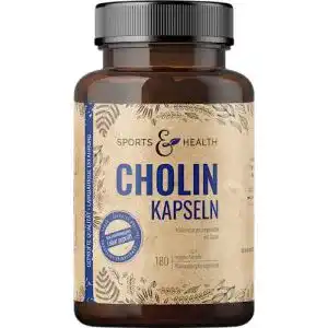 Cholin cdf sports health solutions kapseln hochdosiert