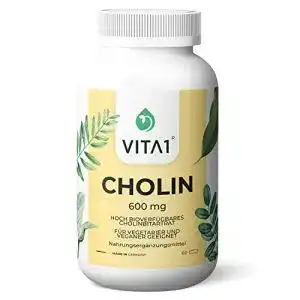 Cholin vita 1 600mg 60 kapseln