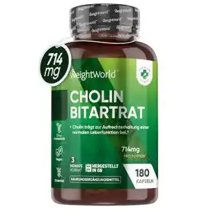 Cholin weightworld kapseln 714mg pro kapsel leberkur
