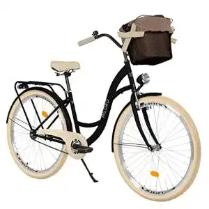 Citybike generic komfort fahrrad mit korb vintage damenfahrrad
