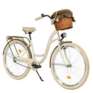 Citybike milord 26 zoll 3 gang creme braun komfort fahrrad