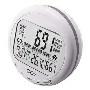 Co2 melder gain express tisch thermometer hygrometer