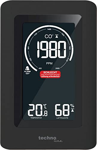 CO2-Melder Technoline Co2 Messgerät WL1030, CO2-Anzeige