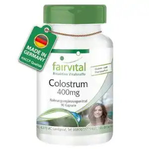 Colostrum fairvital 400mg 90 kapseln bse frei