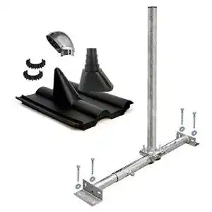 Dachsparrenhalter premium x satellitenschuessel montage set
