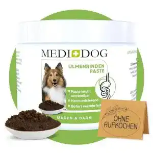 Darmsanierung hund medidog 500g premium ulmenrinden paste